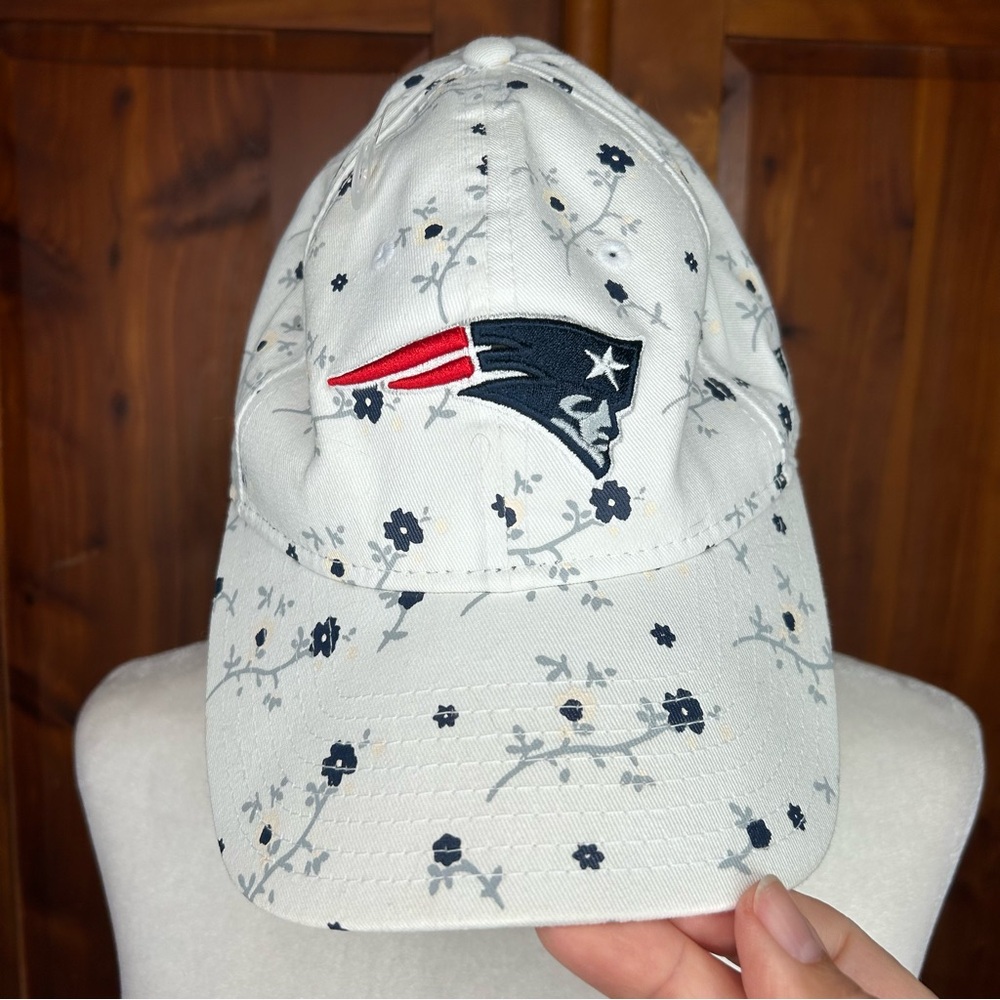 New Era New England Patriots Floral Print 9Twenty Adjustable Hat Cottagecore